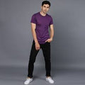 FAM CLOTHING ARTICLE #8333 PURPLE T SHIRT