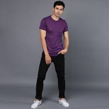 FAM CLOTHING ARTICLE #8333 PURPLE T SHIRT
