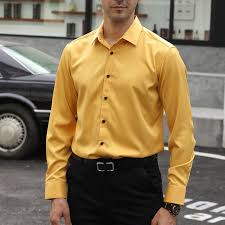 FAM CLOTHING ARTICLE #8335 YELLOW SHIRT