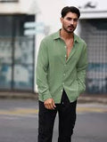 FAM CLOTHING ARTICLE #8336 GREEN SHIRT