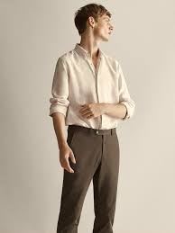 FAM CLOTHING ARTICLE #8338 BEIGE SHIRT