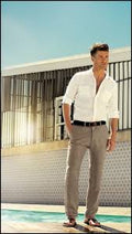FAM CLOTHING ARTICLE #8345 WHITE SHIRT