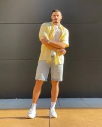 FAM CLOTHING ARTICLE #8352 YELLOW T SHIRT
