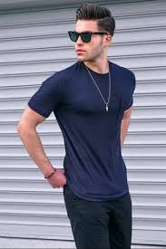 FAM CLOTHING ARTICLE #8318 BLUE T SHIRT